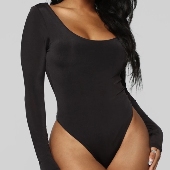 NWT 🖤 Layer Up Bodysuit - Black by Fashionova - Picture 3 of 7